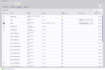 Screenshot MilanManager: Devices