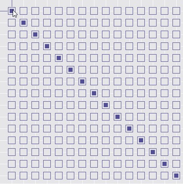 screenshot of diagonal connections
